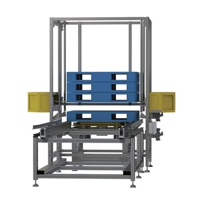 Pneumatic Pallet Stacker Destacker